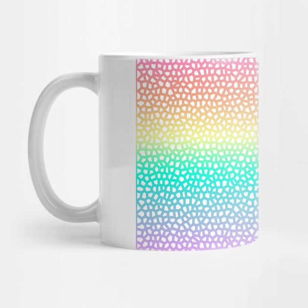 Pastel Pride Flag Mosaic Graphic Design Style 5 by PurposelyDesigned